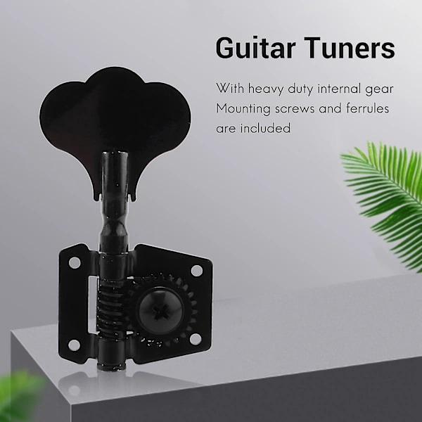 5 st Gitarrtillbehör Vinta Öppna Gitarrstämskruvar Stämskruvar 1v4h För