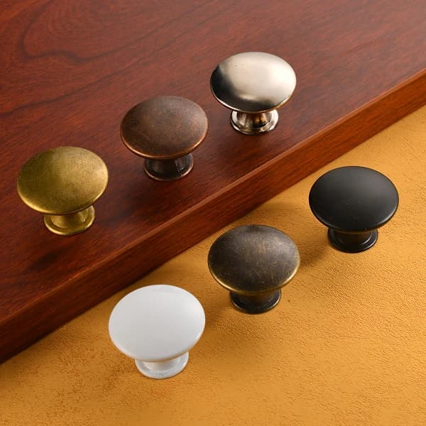Cabinet Handles Drawer Handles Knobs with Screws 12-pack Black Black Black