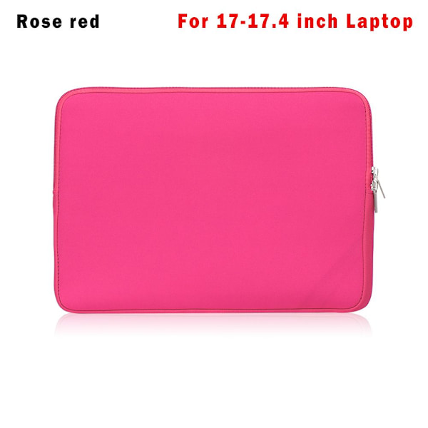 Laptop Taske Etui Cover ROSE RED TIL 17-17,4 TOMMER ros rød rose red For 17-17.4 inch