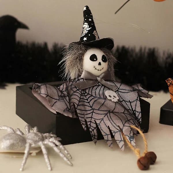 Pumpa Halloween-prydnad för dockhängande hantverk