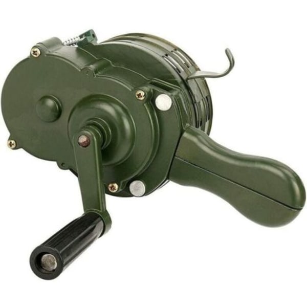 Handvevad siren bärbar 110dB metallalarm manuell nödsäkerhetslarm Air Raid-DPZO.ca