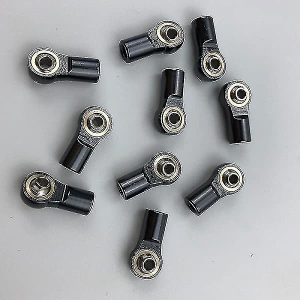 10 stk. Metal M4 Link Styrestangsende Kugleled til 1/10 RC Bil Axial[ca]