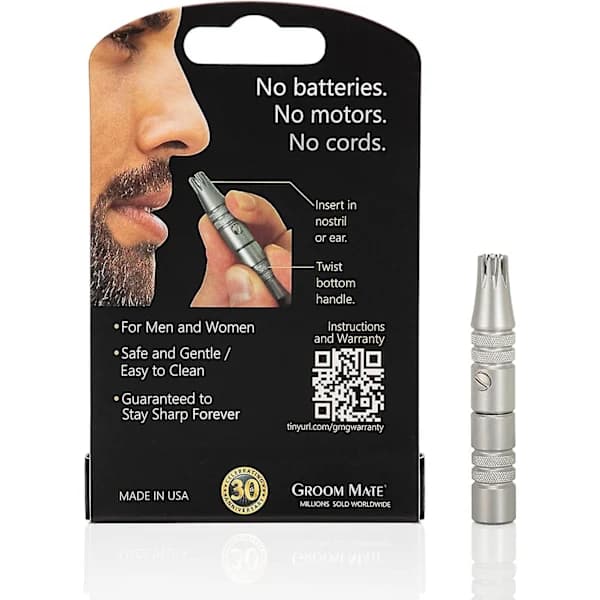 Groom Mate Platinum XL Øre- og næsehårstrimmer