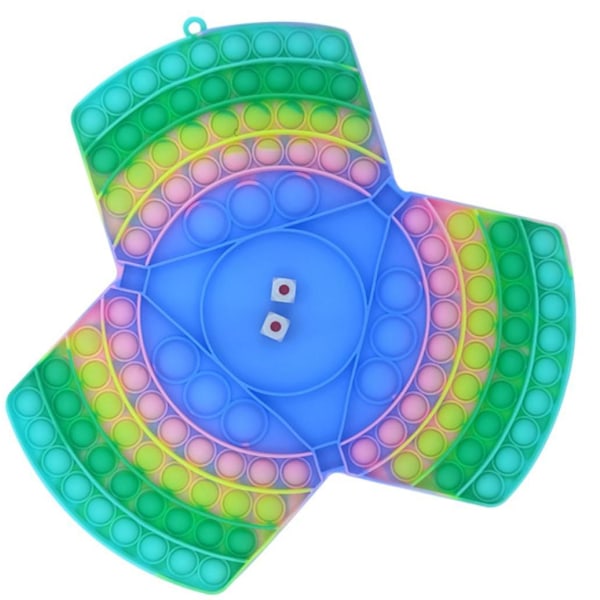 CASA 3 spelare schackbräde Pop it Fidget Leksak leksaker för barn vuxna
