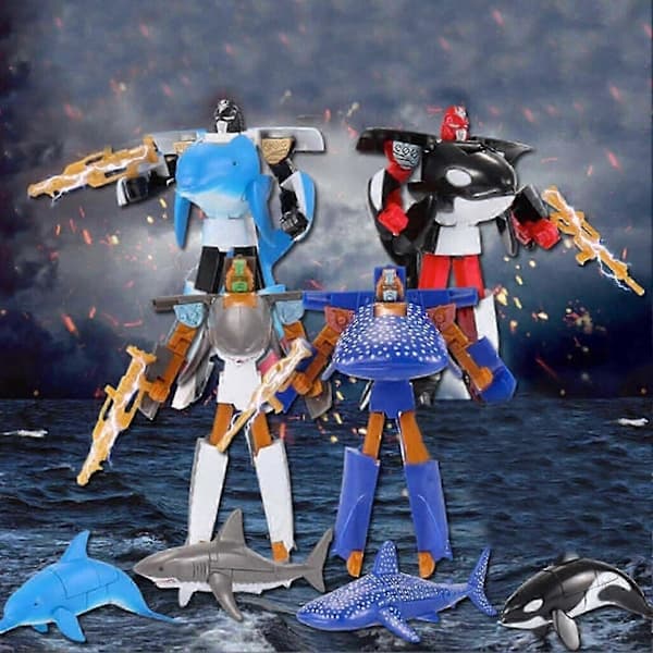 Transformerende lekefigurer for barn