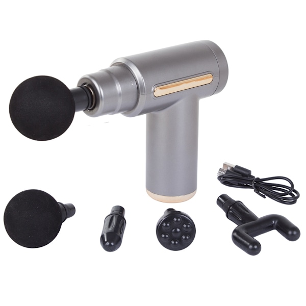 Hierontapistooli / Lihaspistooli / Massage Gun - Langaton Harmaa.ca Grey gray