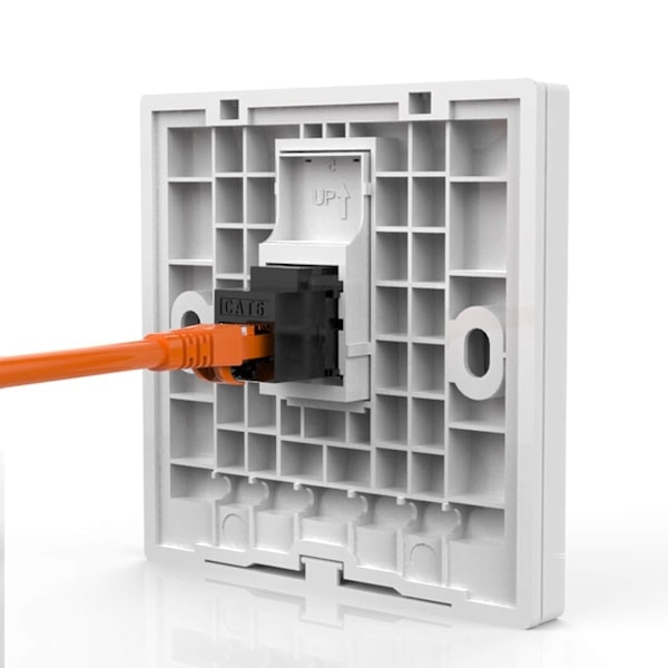 25 kpl RJ45 Liittimiä Cat6 Keystone -liittimiä Inline-liitin Naaras-Naaras -liitäntä