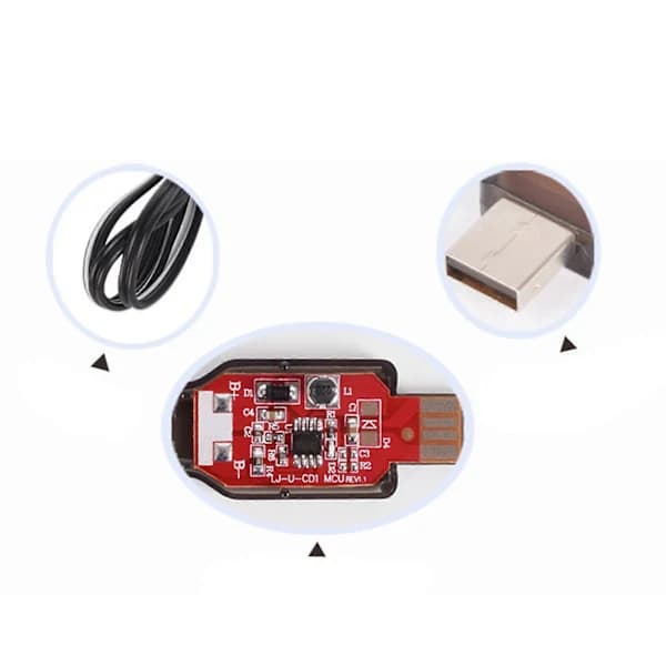 9.6V NiCd/NiMH Batteri USB Oplader 200mA til RC Bil Båd til Tank Legetøj