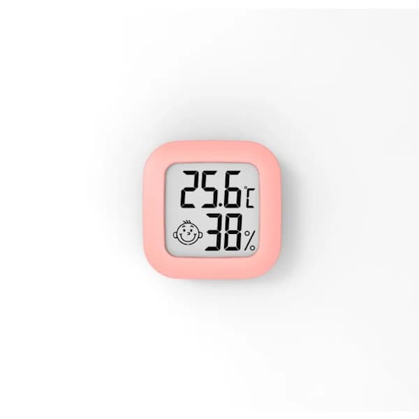 Sett med 3 stk Mini Innendørs Termometer-Hygrometer, Nøyaktig Indikator