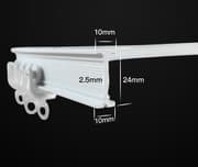 Flexibel och kapbar böjbar gardinskena 2 meter 2-pack 2 meter 2-pack 2 meters 2-Pack