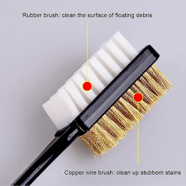 CASA Dobbeltsidet Skobørste Holdbar Plastik Skovaskebørste Ruskind Skorensningsbørste Husholdningsrengøringsværktøjer 3pcs