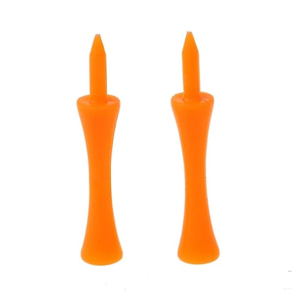50 stk 70 mm Store Slottsgolftees (orange)