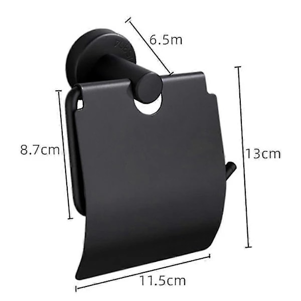 Toalettpapirholder for bad, rustfritt stål