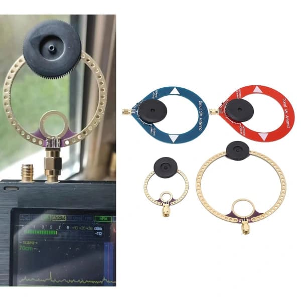 4 stk. Mini Ring Transceiver UHF VHF Am Sw Loop Antenne til Kortbølgeradio