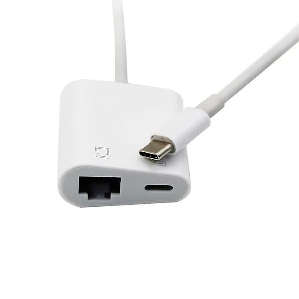 Type C OTG Ethernet-adapter USB C til RJ45 Ethernet LAN Kablet netværkskonverter 100 Mbps til Type C Mo