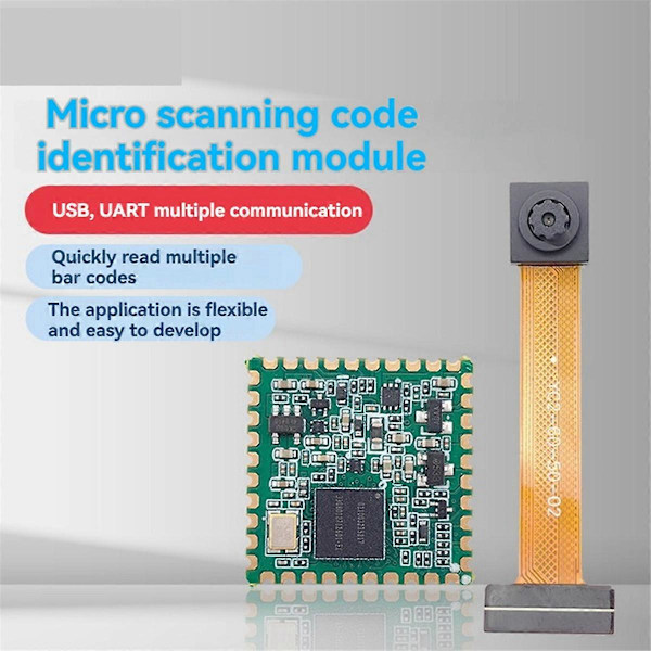GM901A Mini Stregkodelæsermodul 1D 2D Stregkodelæser USB UART-interface Stregkodeidentifikation Rap
