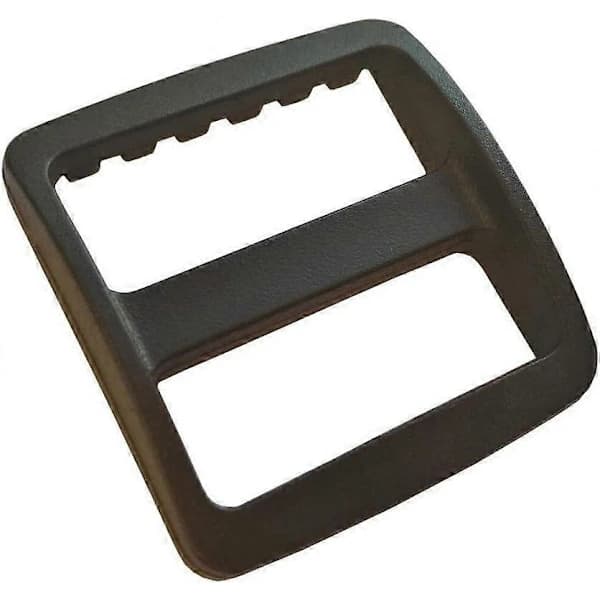 20 stk. Sorte Plast Bred Mund Tri-Glide Slide til Taskestropper, Geværremme, Hundehalsbånd
