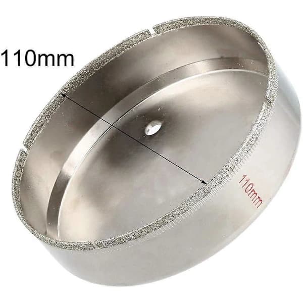 110 mm diamantbelagda glashålsågar för keramiska plattor, marmor, sten, porslin