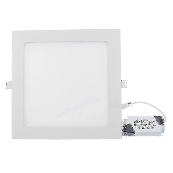 LED 18W Innfelt Firkantet Downlight Kaldhvit AC