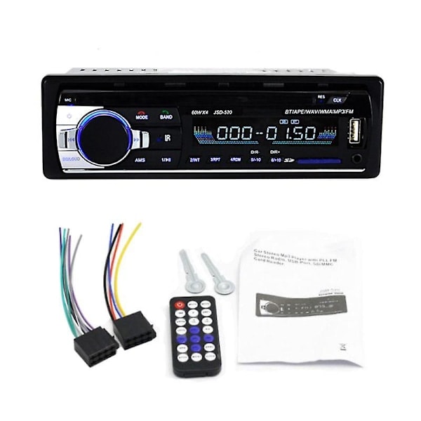 Bluetooth-kompatibel Jsd-520 Bilradio 12V Bilradio Bilstereo