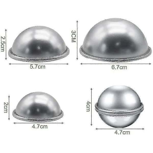 Badebombeform, Badebombeform, 18 stk. Badebombeformsæt