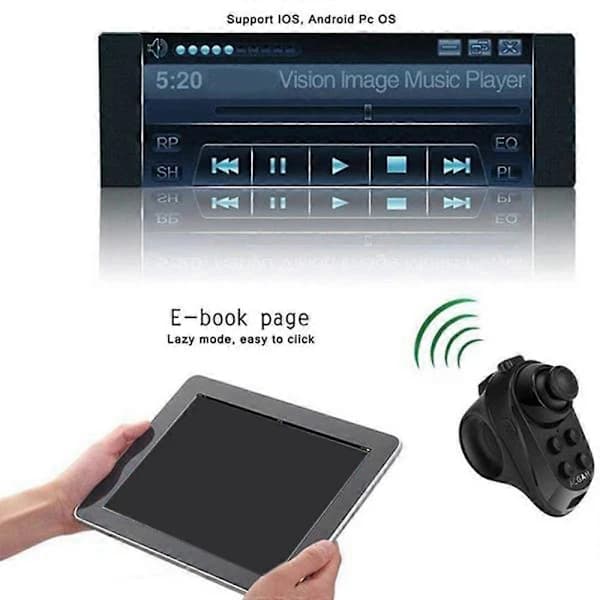 VR Kontroller Joystick Trådløs Bluetooth Gamepad 3D VR Virtuell Virkelighet Briller Hjelm Fjernkontroll