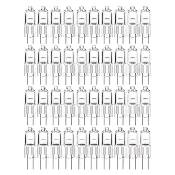 20-pakning G4 halogenpærer 20W 12V - Varmhvit