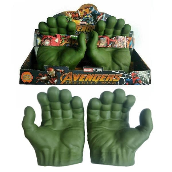 Hulk Smash Händer Avengers Cosplay Mjuk Leksaksdocka Handskar Ett par Festleksak Gåva - Perfekt（ca）