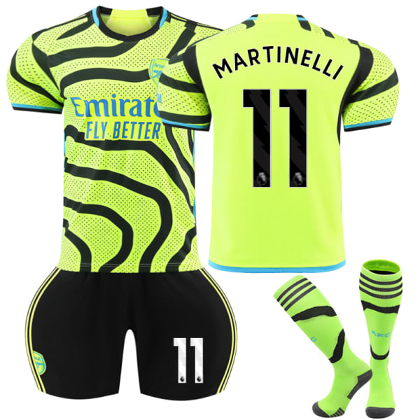 2023-2024 Arsenalin vieras lasten jalkapallopaita sukilla nro 11 Martinelli (26)