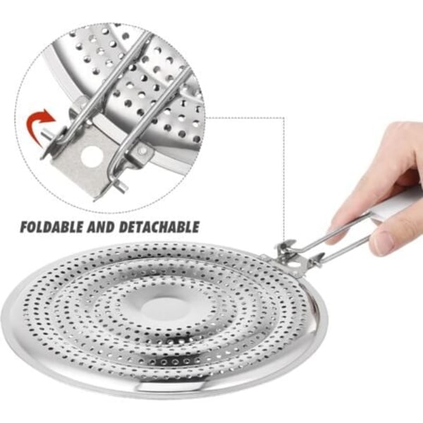 Varme Diffuser i Rustfritt Stål for Gasskomfyr Kun.ca