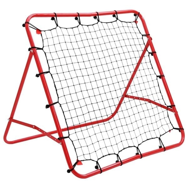 vidaXL Justerbart Fotbollsmål Kickback Rebounder 100 x 100 cm 2750