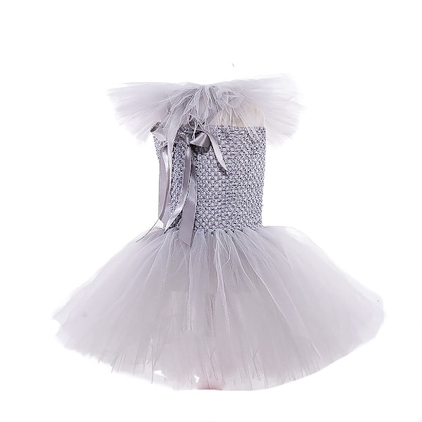 Halloween Klovn Lade Pige Puffet Kort Kjole Cosplay Kostume 90cm_ca 90cm