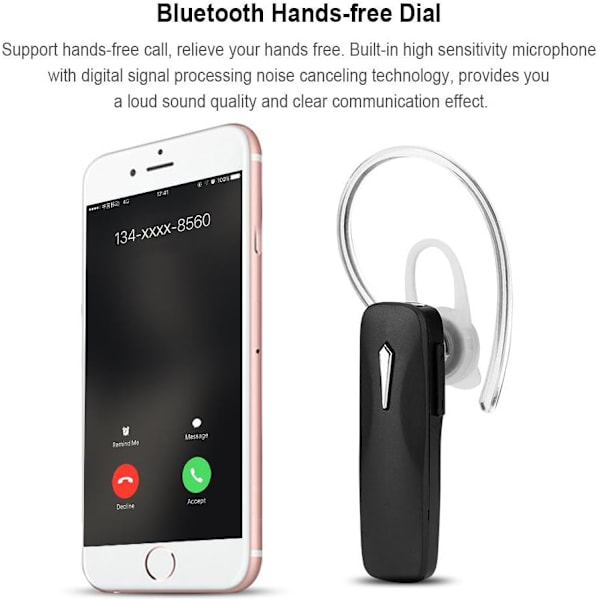 Bærbare Business Earhook Høretelefoner Støjreducerende True Wireless Bluetooth Headset