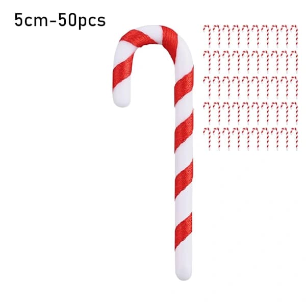 50 Stycken Julgodis Käpp Julgran Dekor 5CM 5CM 5cm[ca]