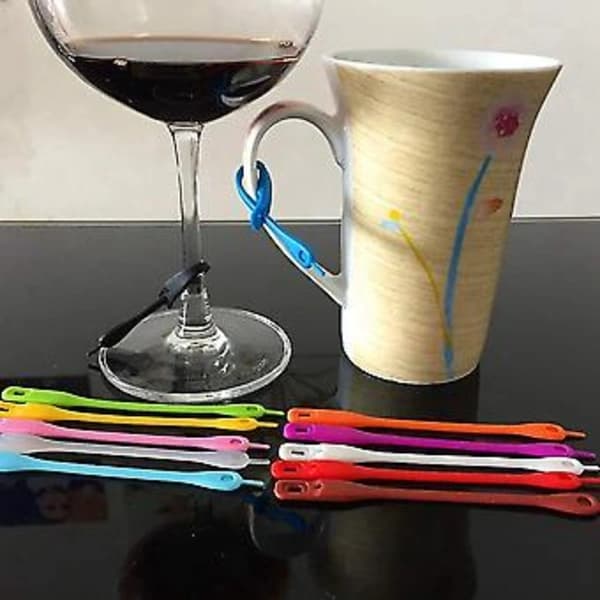 Silikon Glasunderlägg Set för Glas 4-pack
