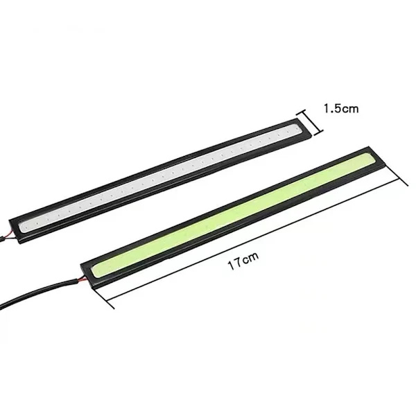 2 stk Bilinteriør Lysstriper Lamper Bar Lampe ISBLÅ ICE BLUE[ca]