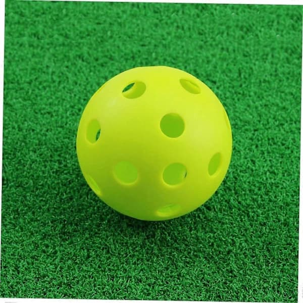 8 stk. Pickleball Indendørs Baseball Plastbasebolde Plastgolfbolde Driving Range-bolde Plastbolde Skumbolde Hule Træningsbolde Hule