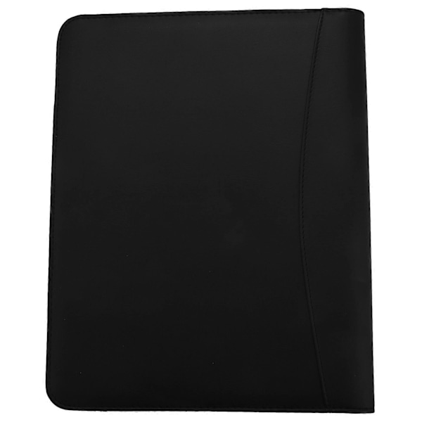 CASA A4 Lær 3-rings Perm Portefølje Business Perm Padfolio med Notatblokk for Intervju & Business