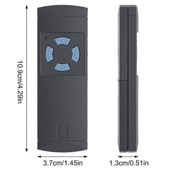 HORMANN HS4-868 Garageportsfjärrkontroll Öppnare 2-pack Universal Ersättning