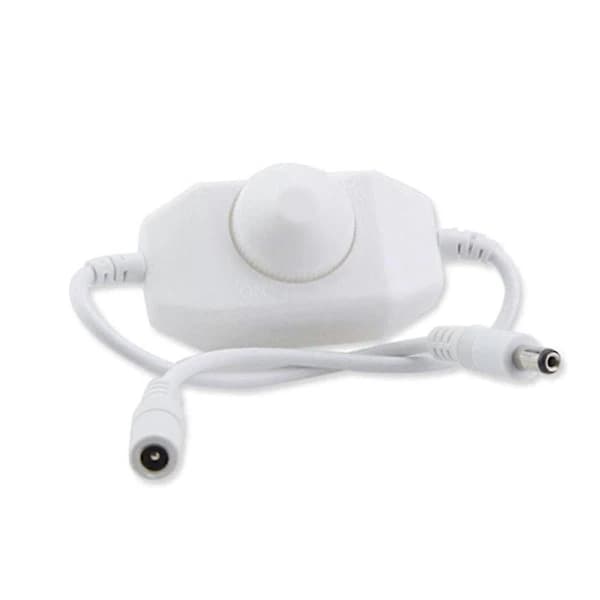 [CA] Inline LED Ljusstyrkejustering Strömbrytare Dimmer Kontroller Monokrom LED Ljusramp LED Dimmer 12v-24v Dimmer Ljus