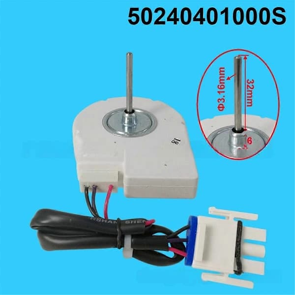 ZWF-02-4 50240401000S Køleskabsventilatormotor til Midea Ronshen