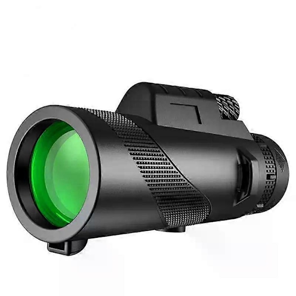 CASA 80X100 Kraftfuld Monokulær High Definition Zoom Nattesyn Teleskop Kikkert med Smartphone Holder til Jagt Camping Without Stand