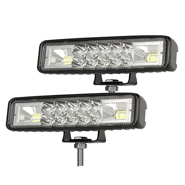 CASA 2st 6 Tum 120W Flood Spot LED Arbetslampa Vattentät Varningslampa för Körning Offroad Bil Tra