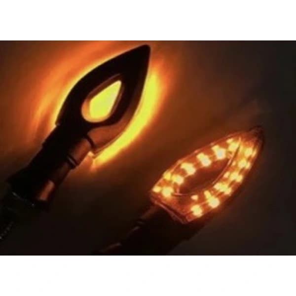 Motorcykel LED Blinklys Størrelse Antal