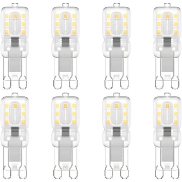 G9 LED-lampa, 220V Naturvit 6000-6500K 3W 8-pack - Perfet