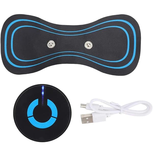 Cervikal massageapparat, cervikal massageplade, EMS muskelstimulator[ca]