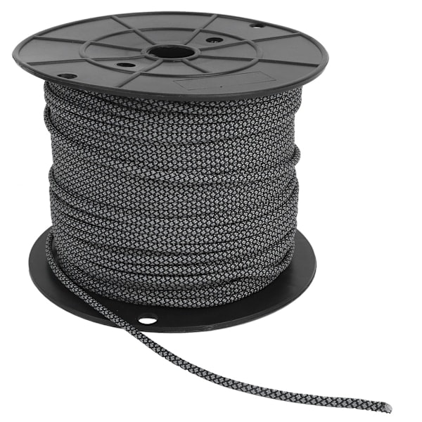 9-kärnig militär standard fallskärmslina för utomhusbruk, snöre för överlevnad, camping, klätterrep (100M Färg Grå)