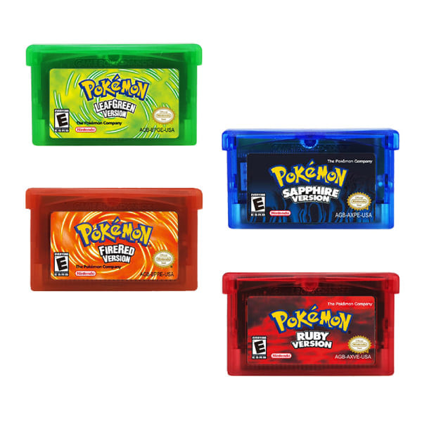 32-bit videospilkassette-konsolkort til GBA-serien FIRERED VERSION one size FIRERED VERSION one size