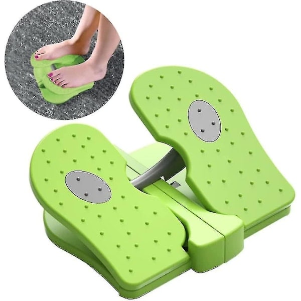 Mini Stepper Under Desk Træningsredskab Fodpedal Sammenklappelig Fitness Trappemaskine Grøn Pedal Træningsmaskine[D]