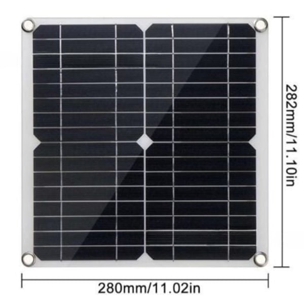 Solpanel Kit 40W Laddare 60A 12V med Controllerbejoey.ca